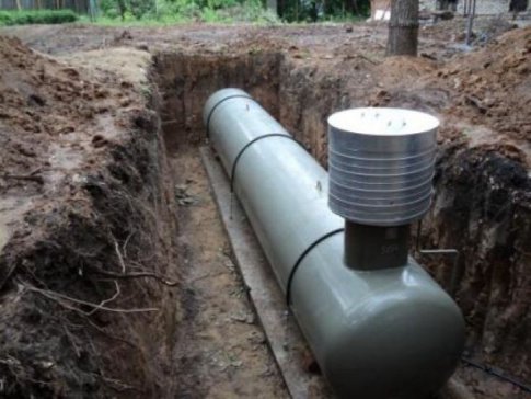 Подземная емкость для газа Подземная емкость для газа